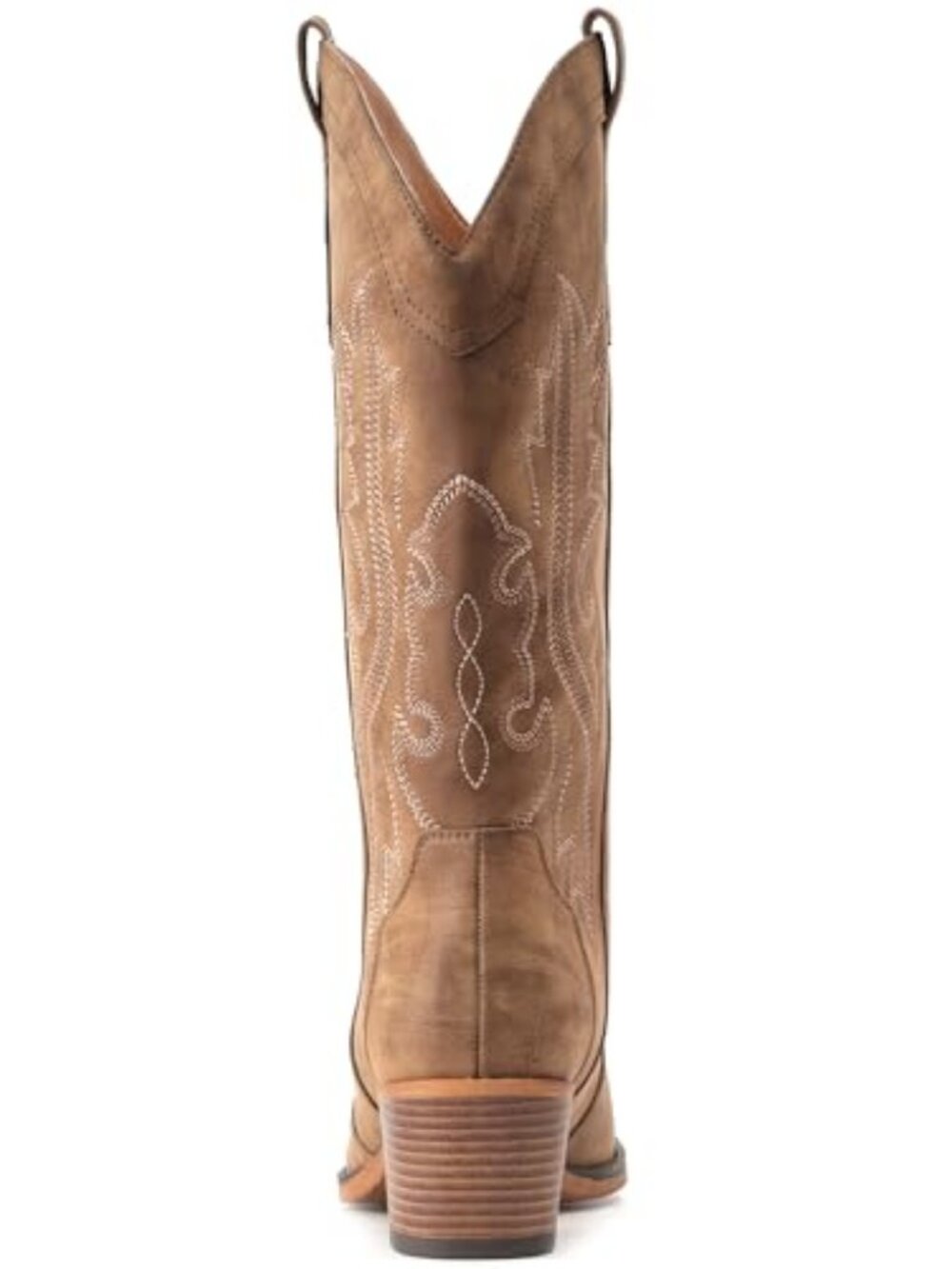 Cowboy Boots For Women Western Cowgirl Boots Mid Calf Snip Toe - Picture 6 of 6